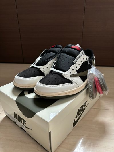 Travis Scott × Nike Women's Air Jordan 1 Low OG "Medium Olive"