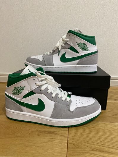 Nike Air Jordan 1 Mid "Green Grey White"