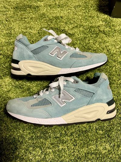 KITH × New Balance 990V2 "Storm Blue"