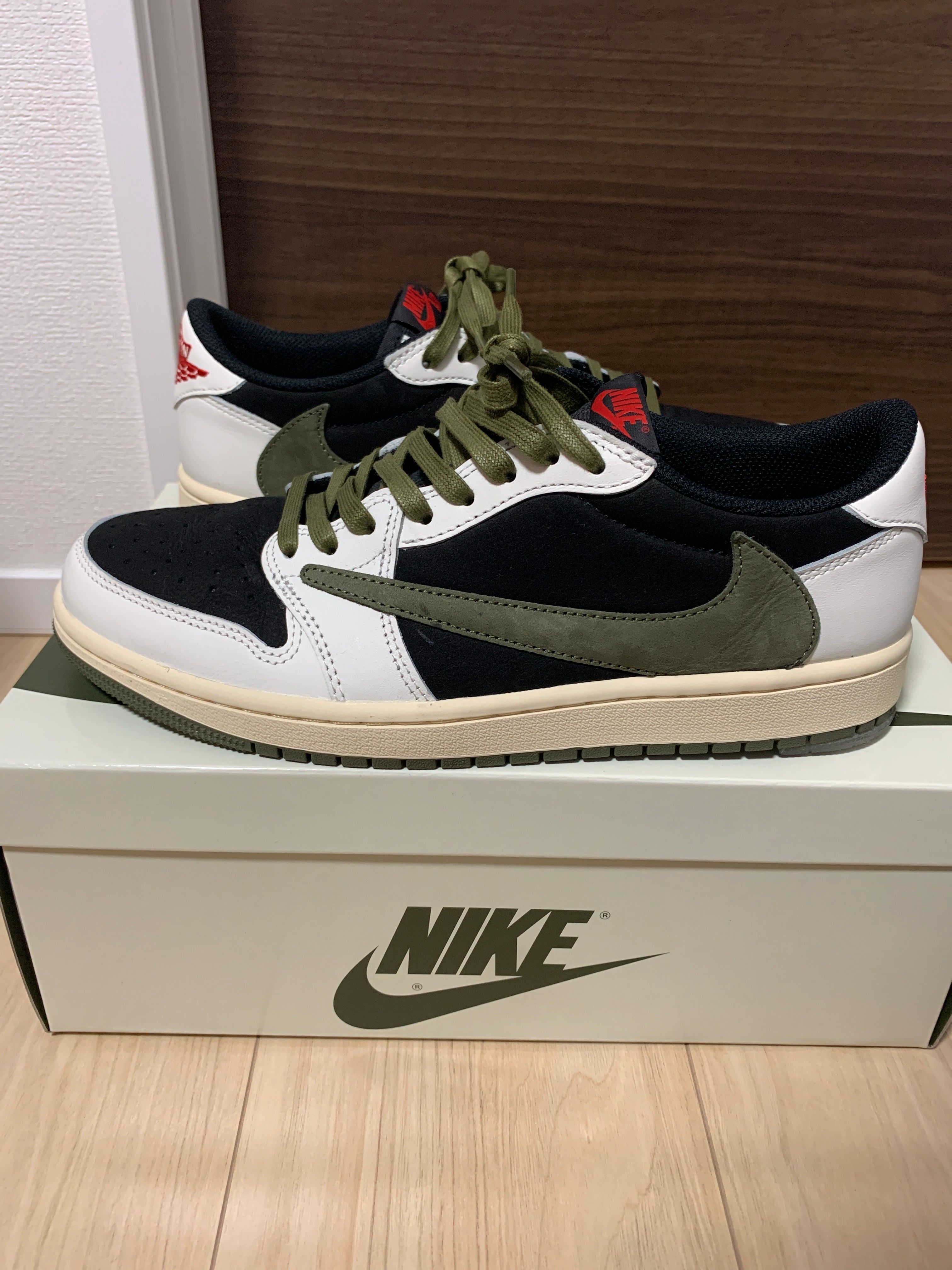 Travis Scott × Nike Women's Air Jordan 1 Low OG "Medium Olive"