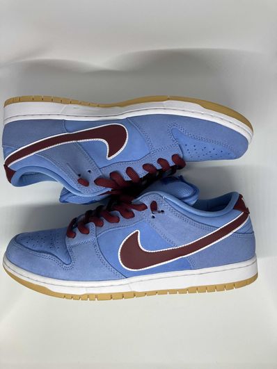 Nike SB Dunk Low Pro "Philadelphia Phillies/Valor Blue and Team Maroon"