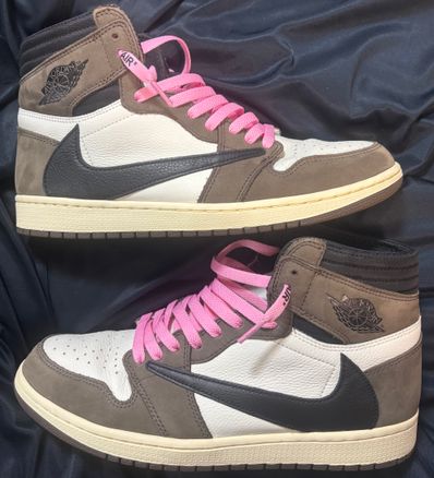 Travis Scott × Nike Air Jordan 1 Retro High OG TS SP "Sail/Dark Mocha"