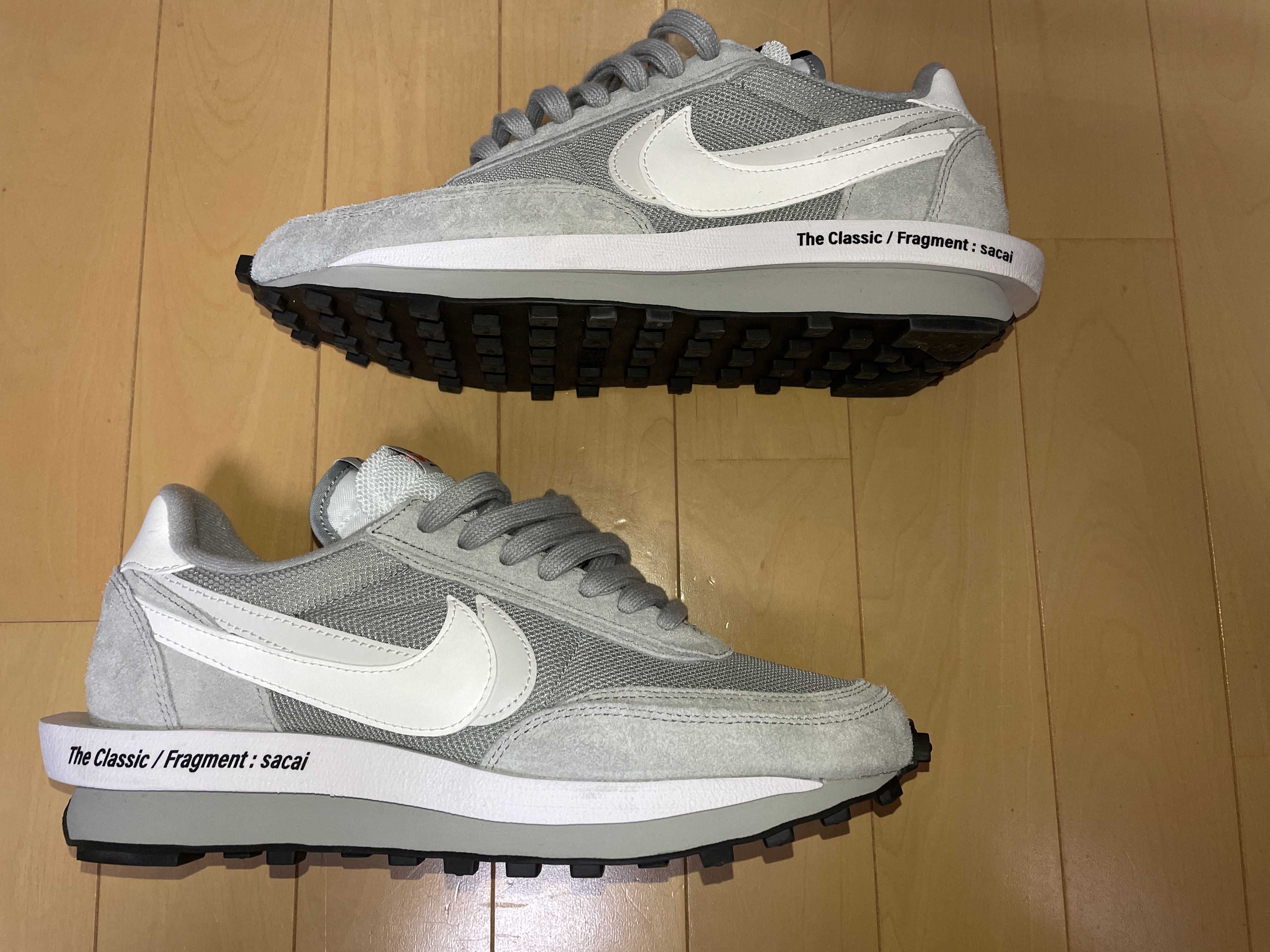 Fragment × sacai × Nike LD Waffle "Light Smoke Grey"