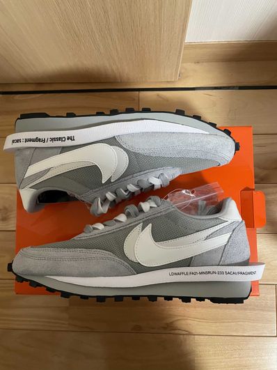 Fragment × sacai × Nike LD Waffle "Light Smoke Grey"