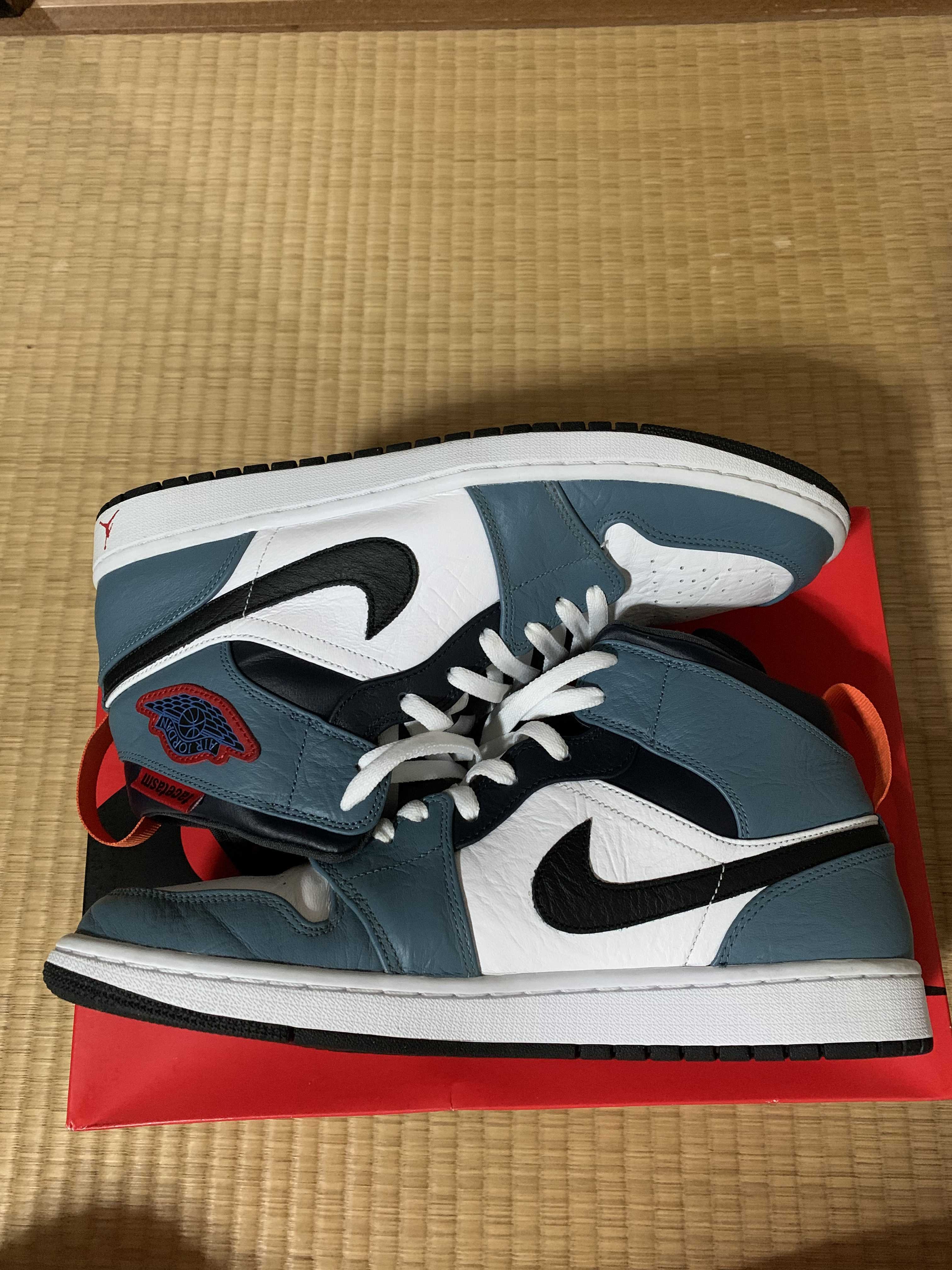 FACETASM × Nike Air Jordan 1 Mid "White/Navy"