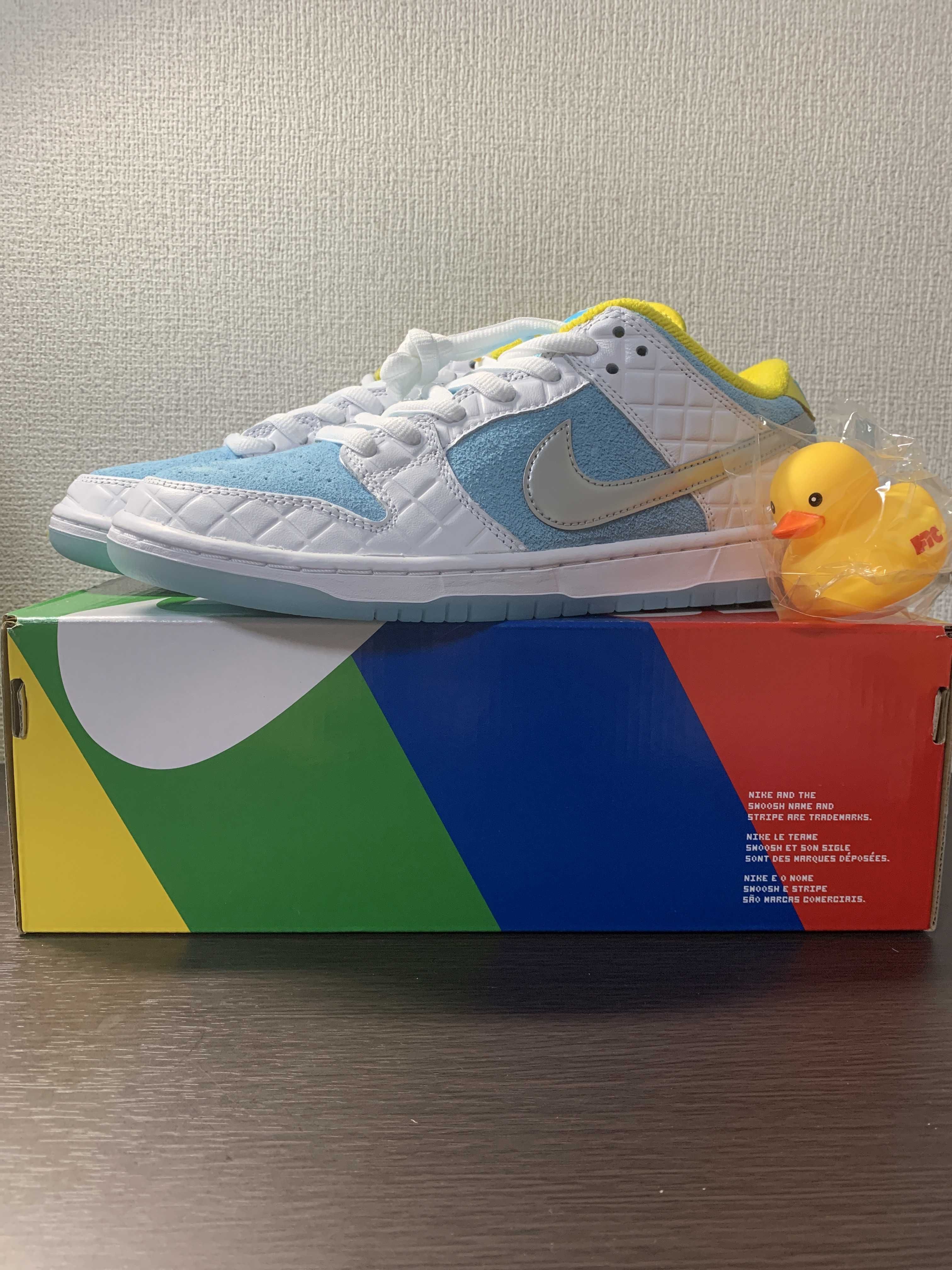 FTC × Nike SB Dunk Low "White/Blue"