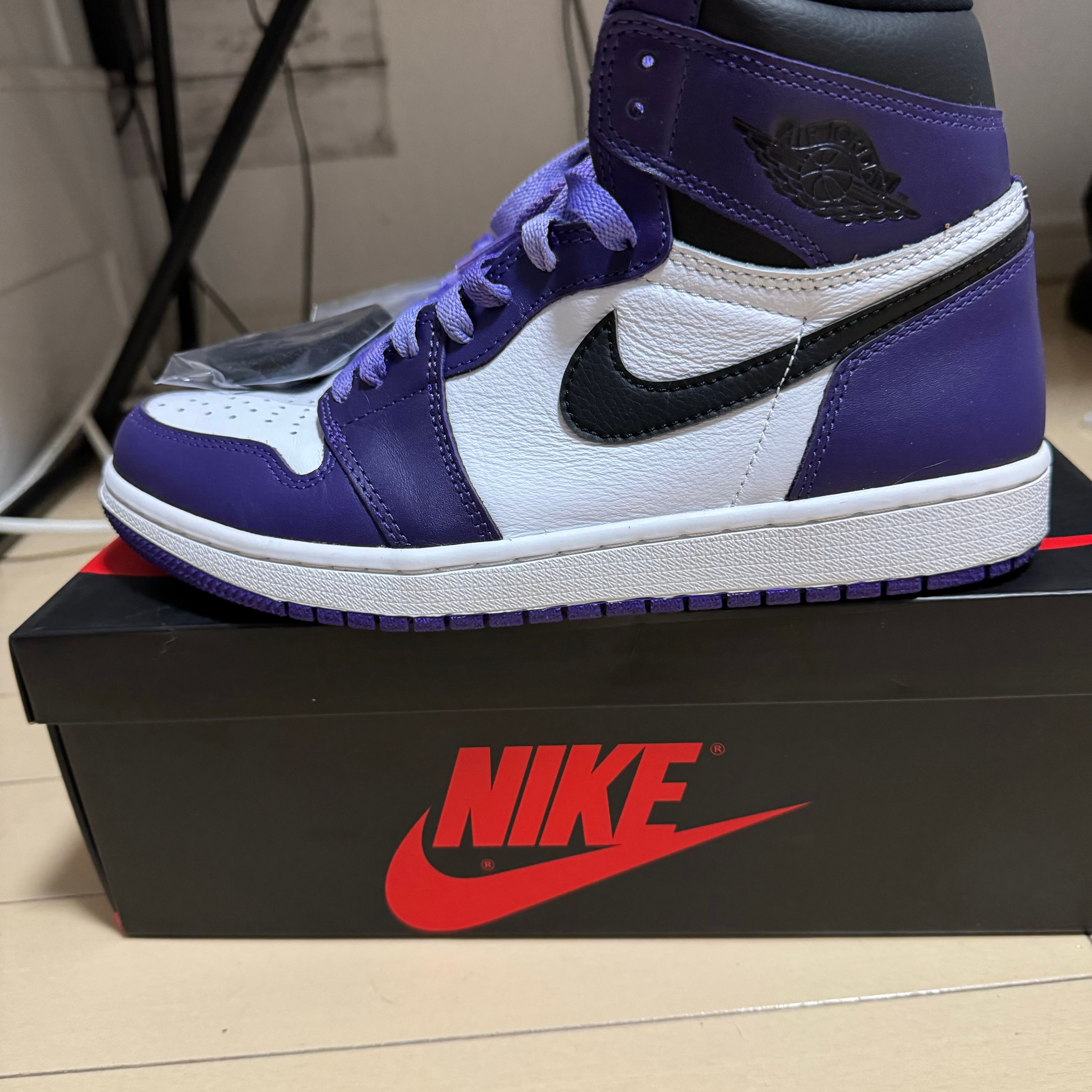 Nike Air Jordan 1 Retro High OG "Court Purple White/Black" (2020)