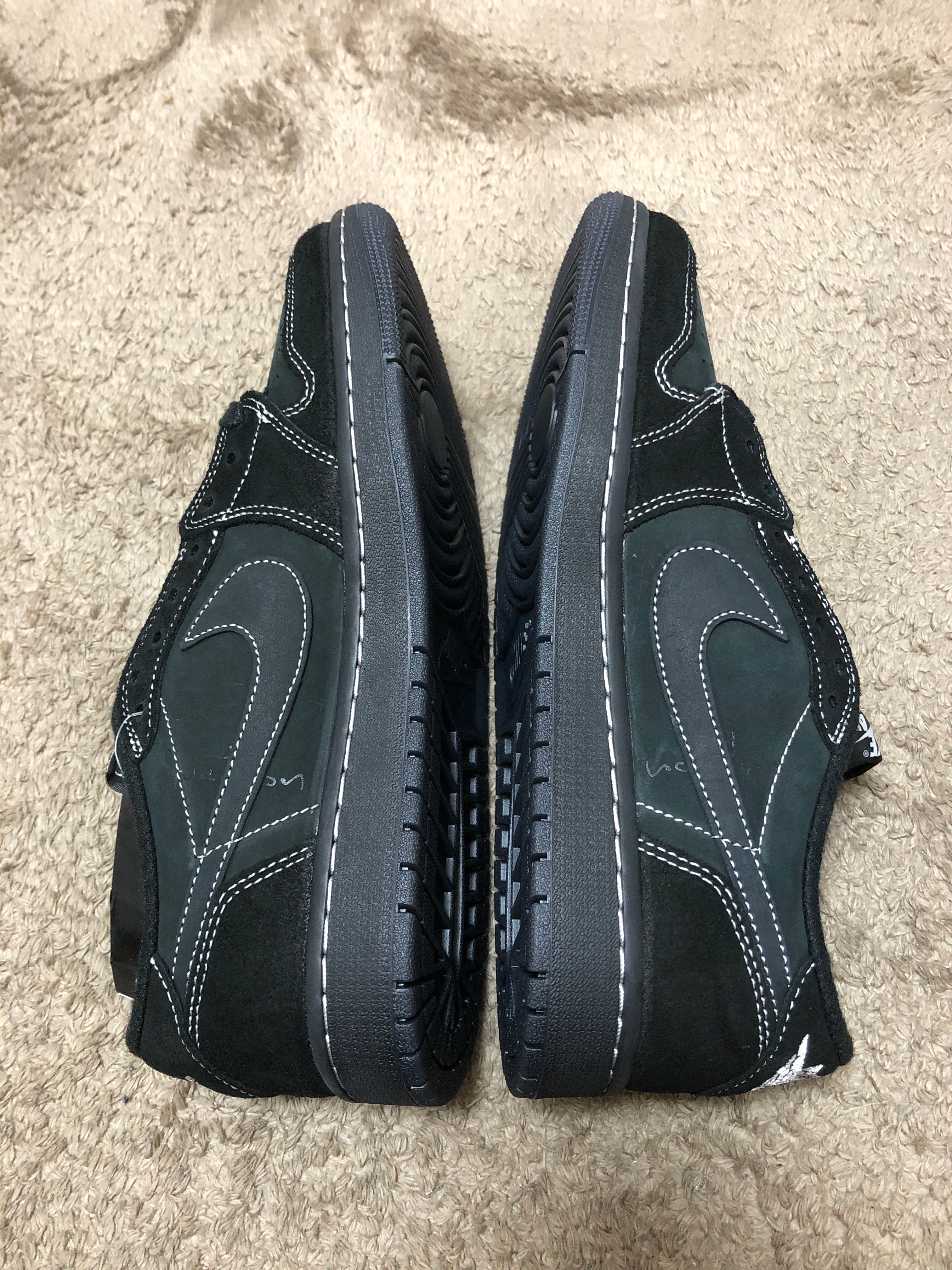 Travis Scott × Nike Air Jordan 1 Low OG SP "Black Phantom"
