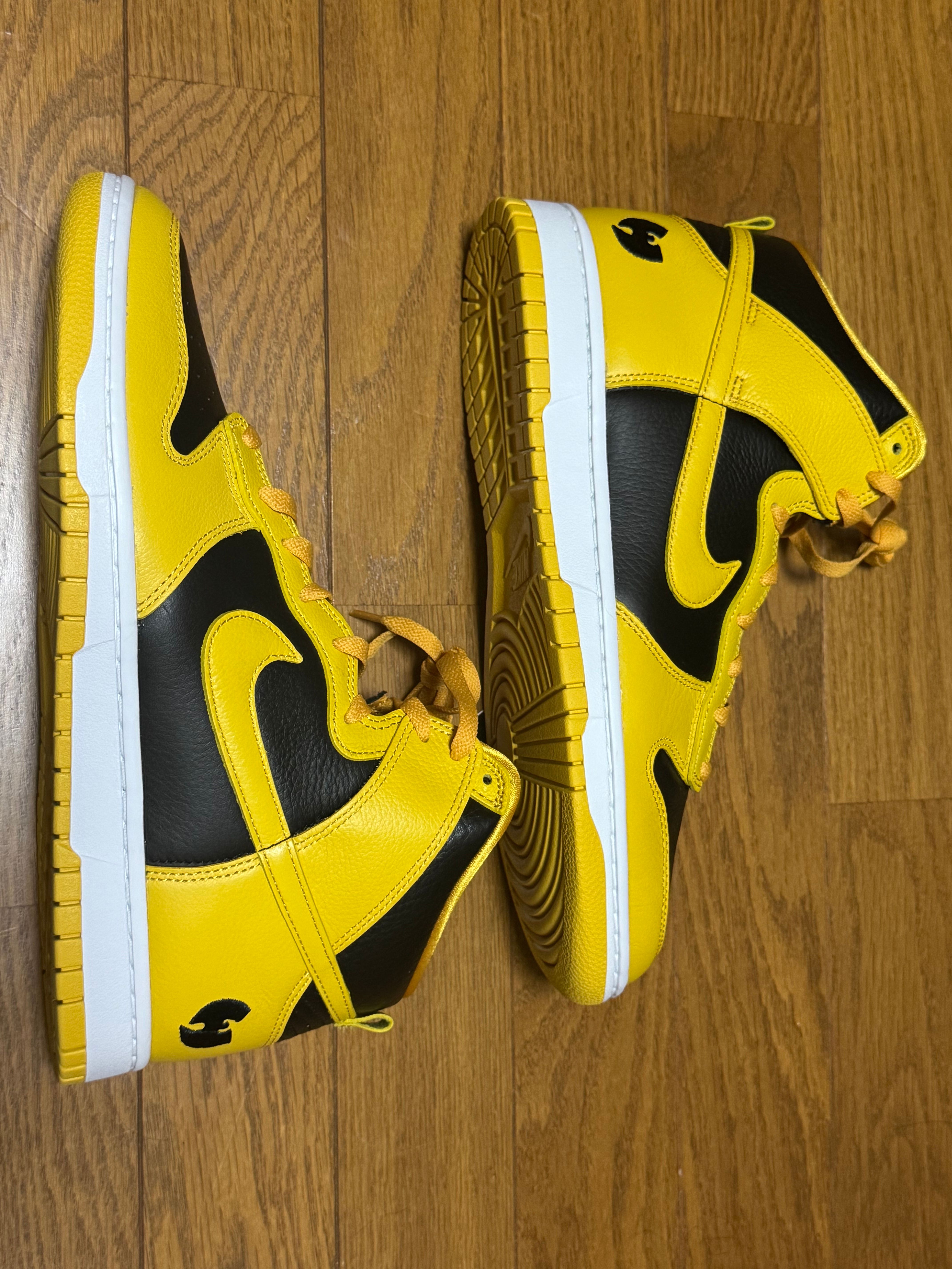 Wu-Tang Clan × Nike Dunk High Retro PRM "Black and Pollen"