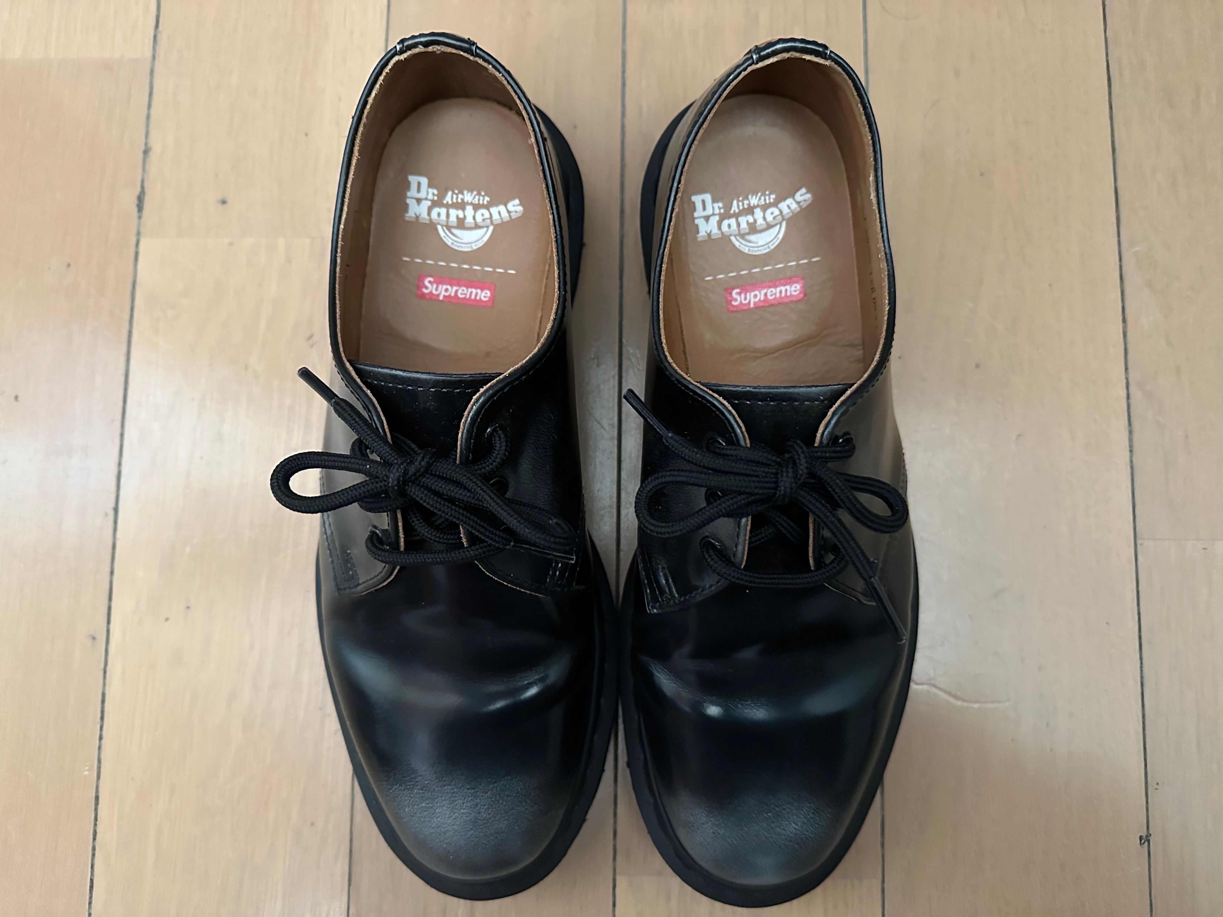 Supreme × Dr.Martens 1461 3 Eye Shoe "Black"