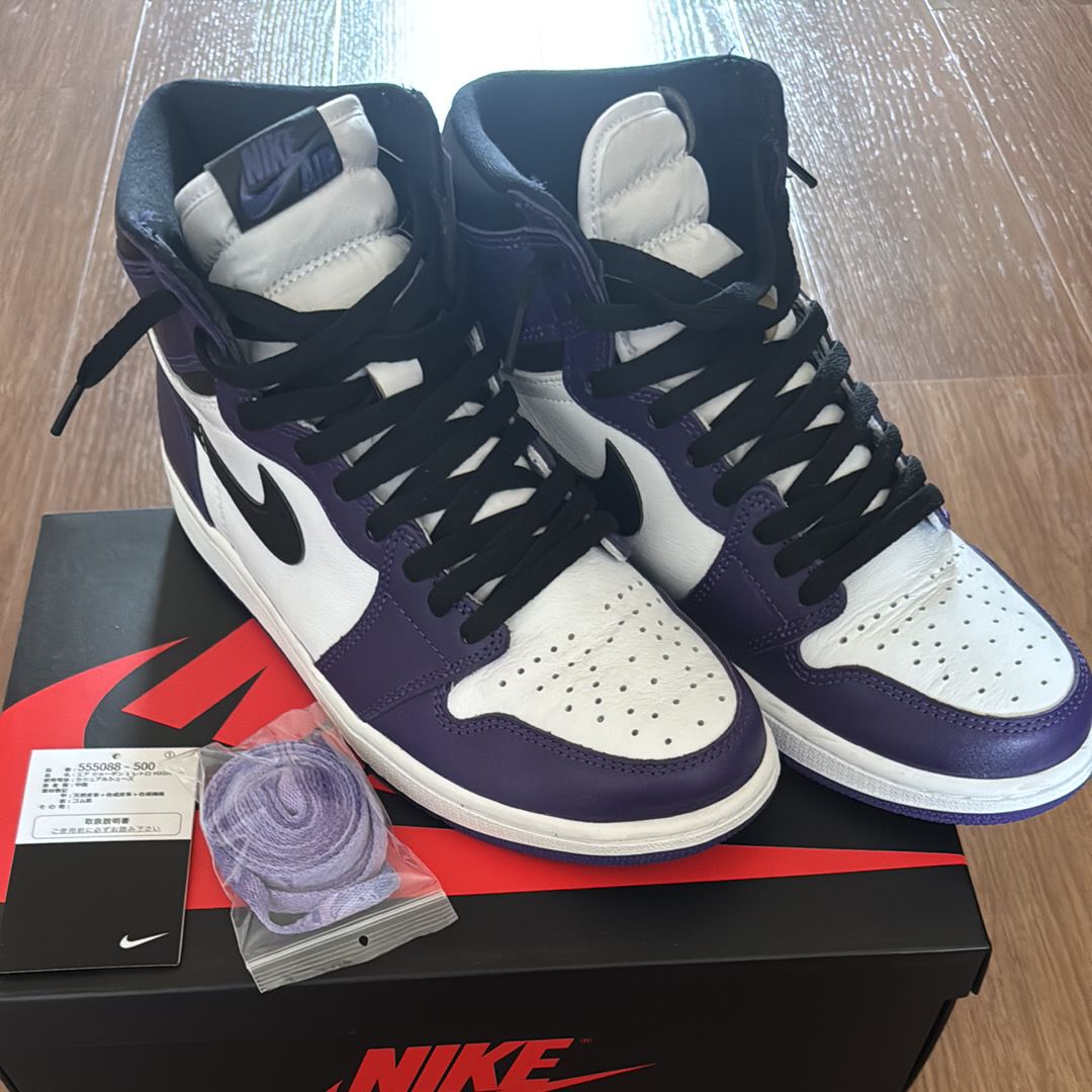 Nike Air Jordan 1 Retro High OG "Court Purple White/Black" (2020)   
