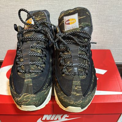 Carharte WIP × Nike Air Max 95 "Black/Sail/Total Orange"