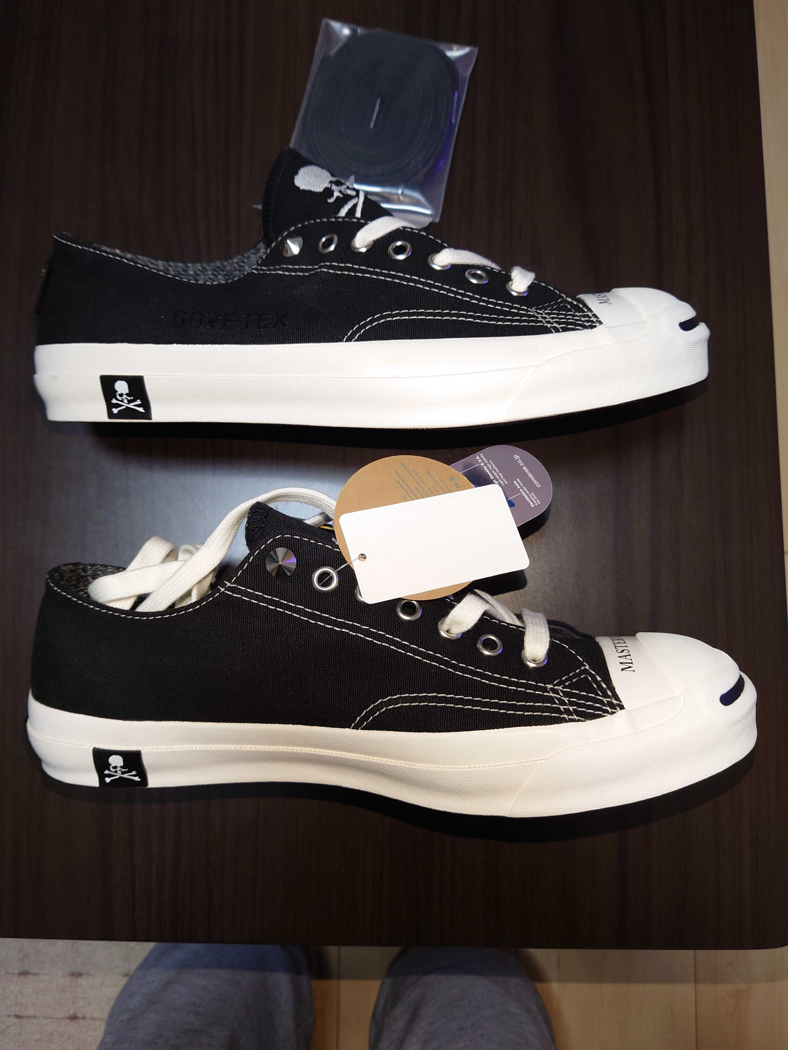 mastermind JAPAN × Converse Jack Purcell GORE-TEX RH Low "Black"