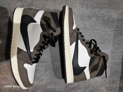 Travis Scott × Nike Air Jordan 1 Retro High OG TS SP "Sail/Dark Mocha"
