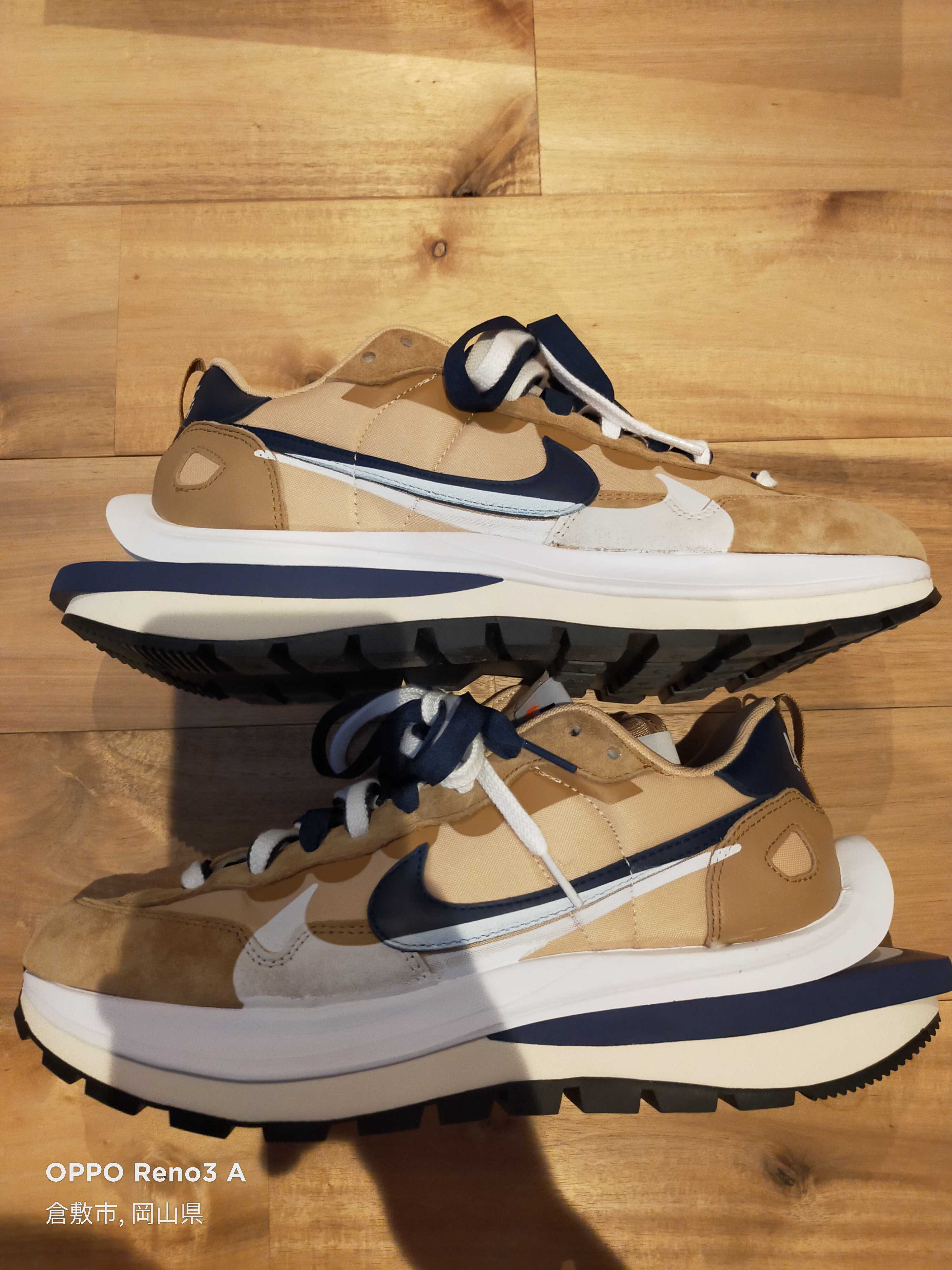 Sacai × Nike Vapor Waffle "Sesame And Blue Void"
