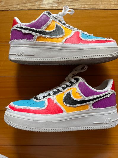 Nike Women's Air Force 1 Low '07 LX "White White/Multi"(国内未発売)