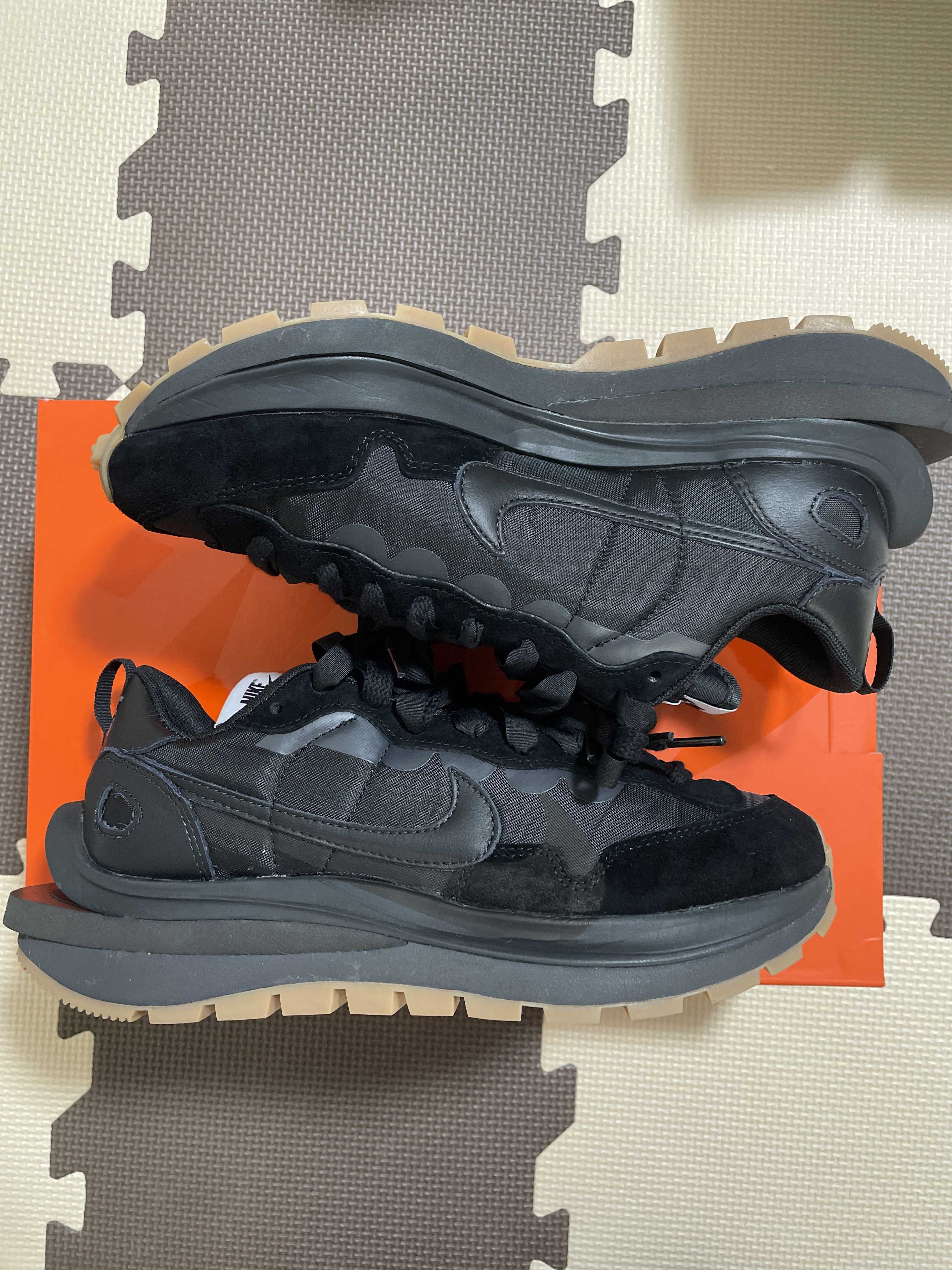 sacai × Nike VaporWaffle "Black Gum"