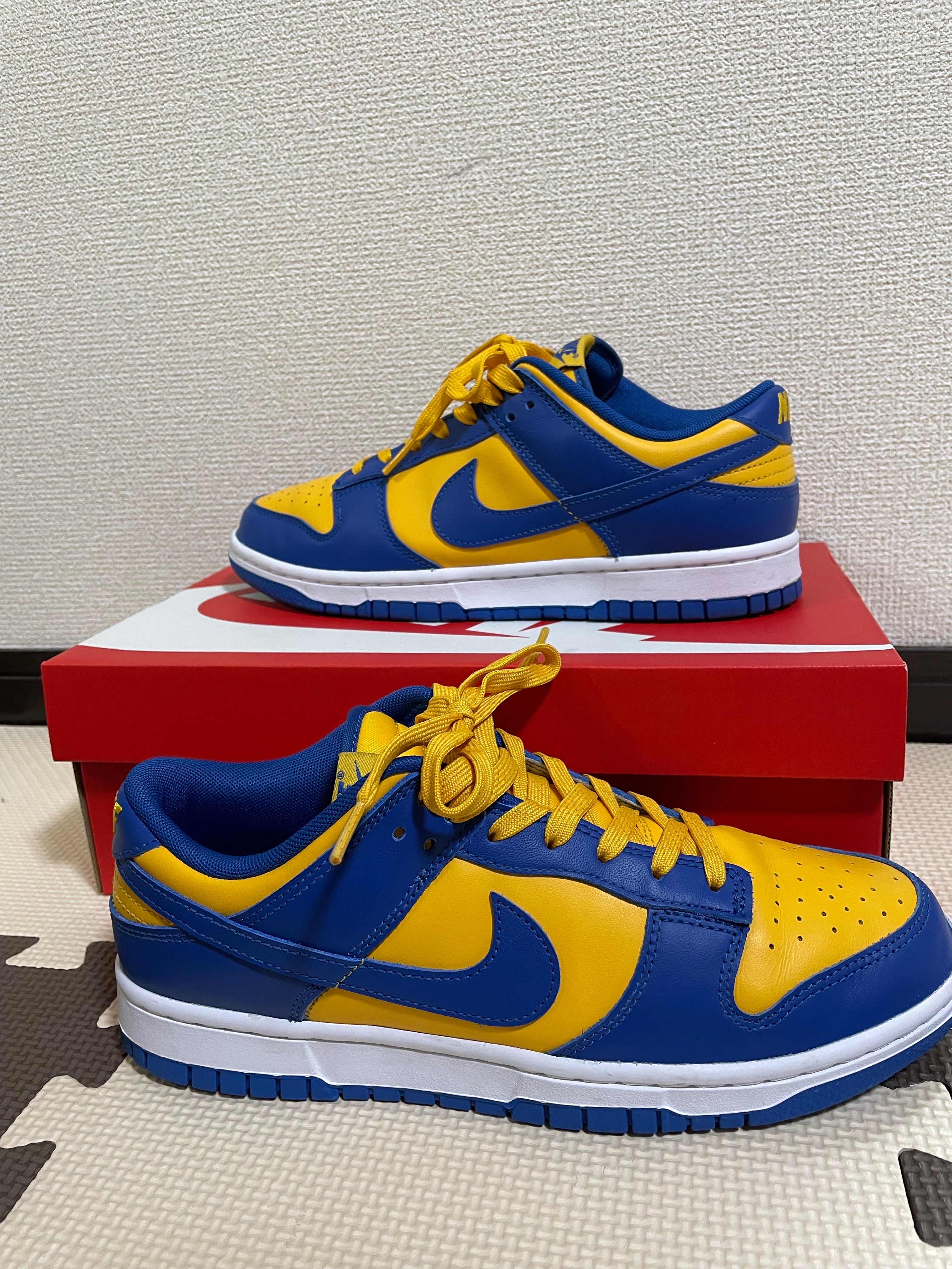 Nike Dunk Low "Blue Jay and University Gold"