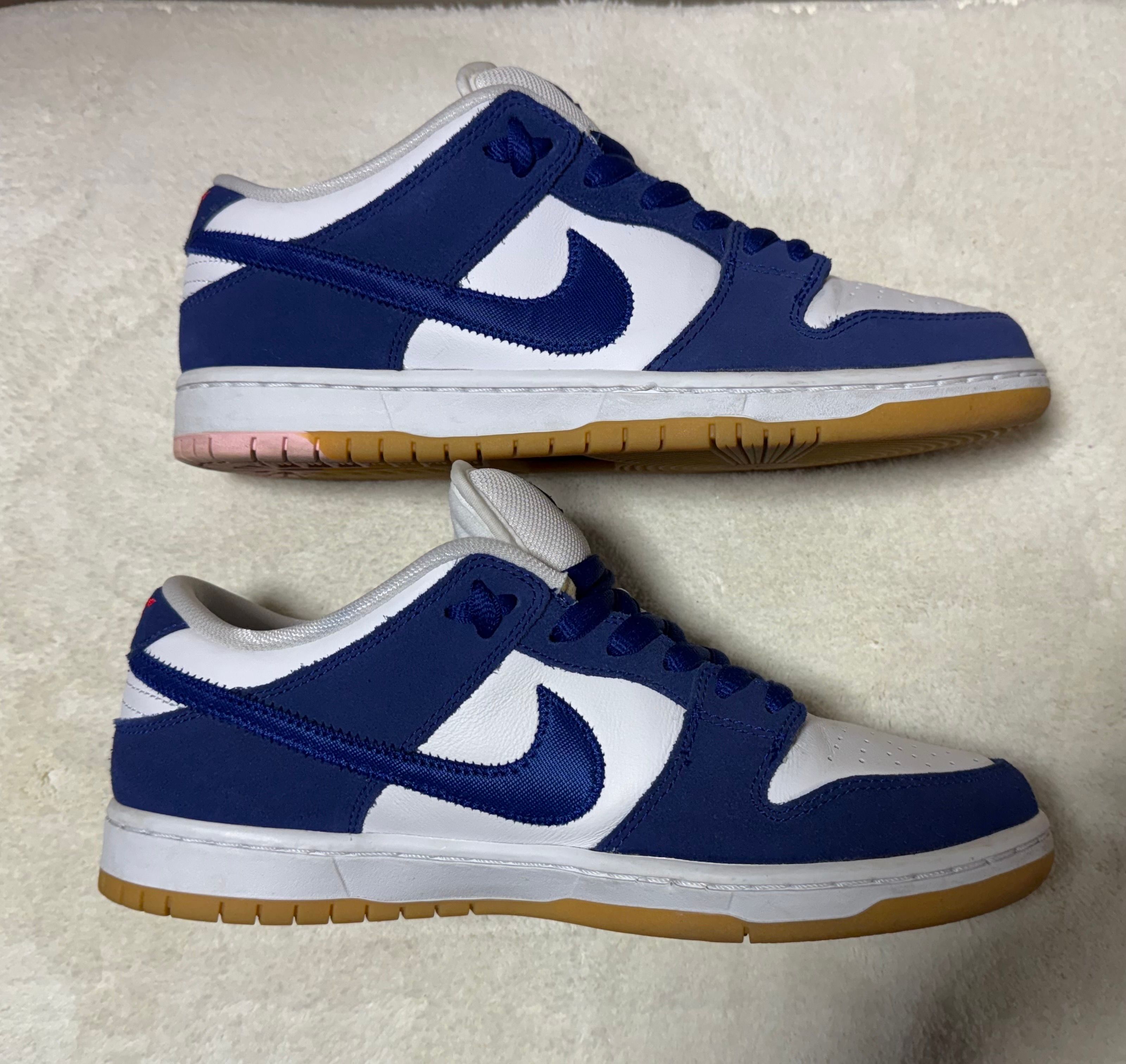 Nike SB Dunk Low "Los Angeles Dodgers/Deep Royal Blue"