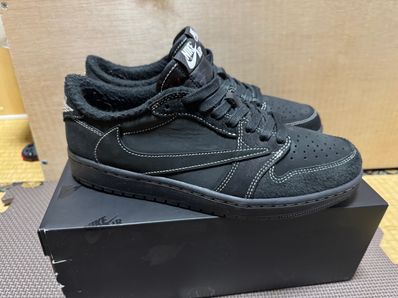Travis Scott × Nike Air Jordan 1 Low OG SP "Black Phantom"