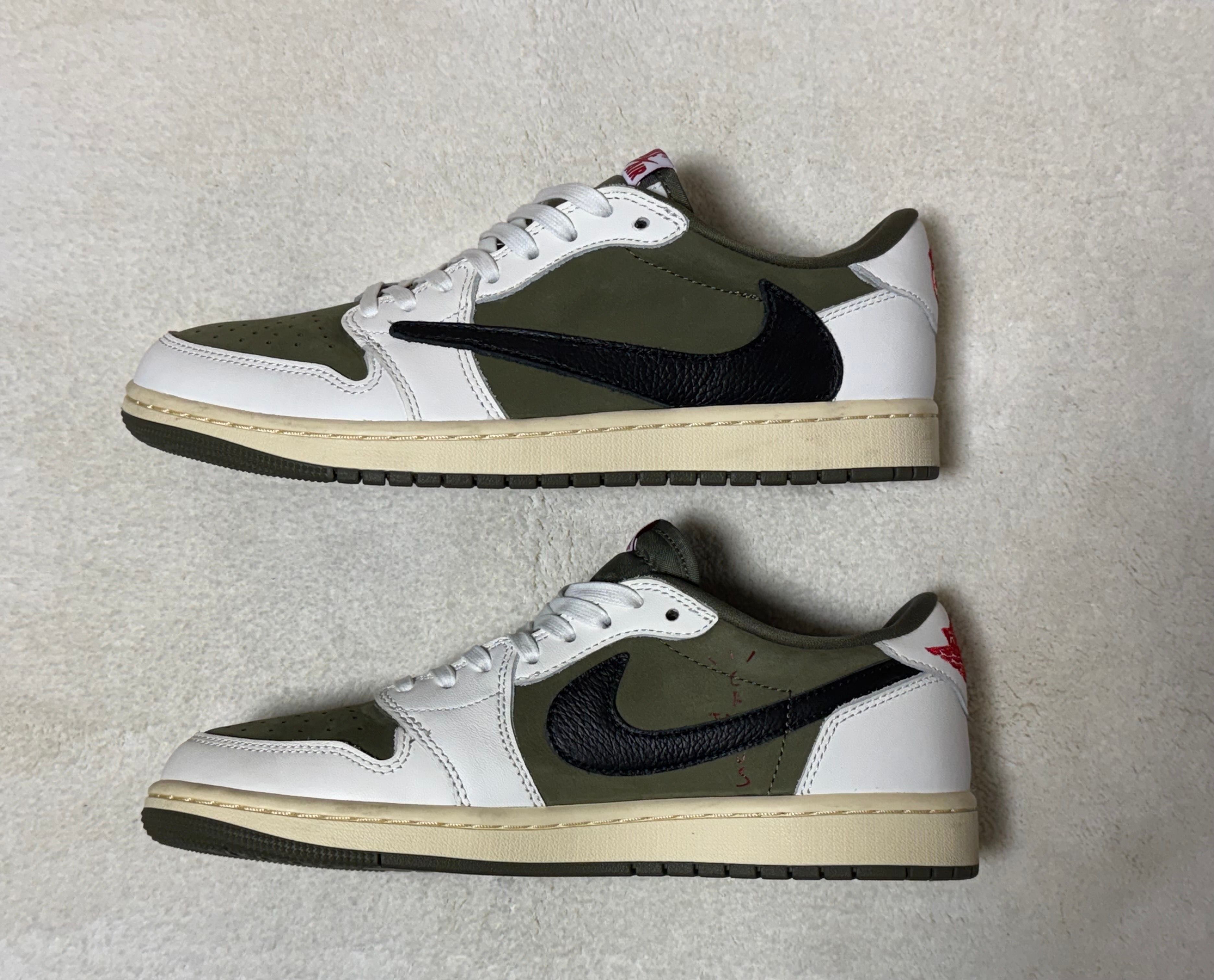 Travis Scott × Nike Air Jordan 1 Low OG SP "Reverse Olive"