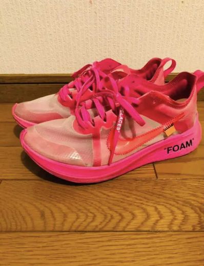 Off-White × Nike Zoom Fly "Pink"
