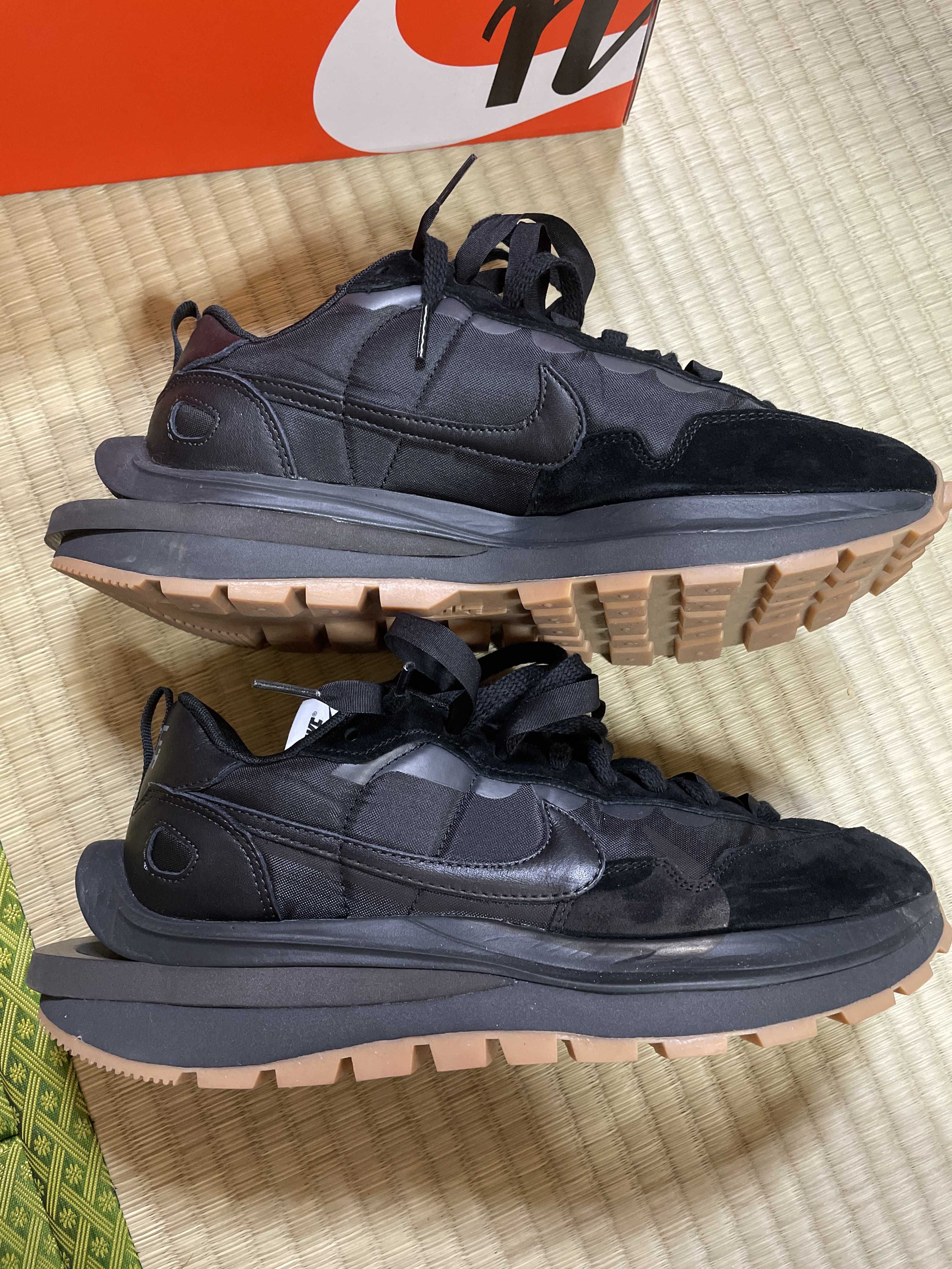 sacai × Nike VaporWaffle "Black Gum"