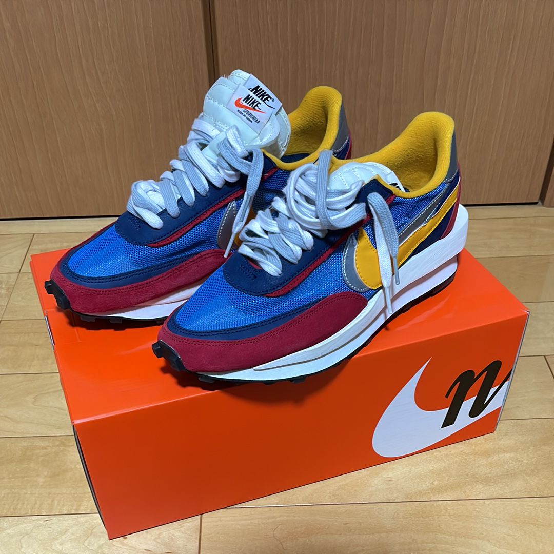 sacai × Nike LDV Waffle "Red/Blue"