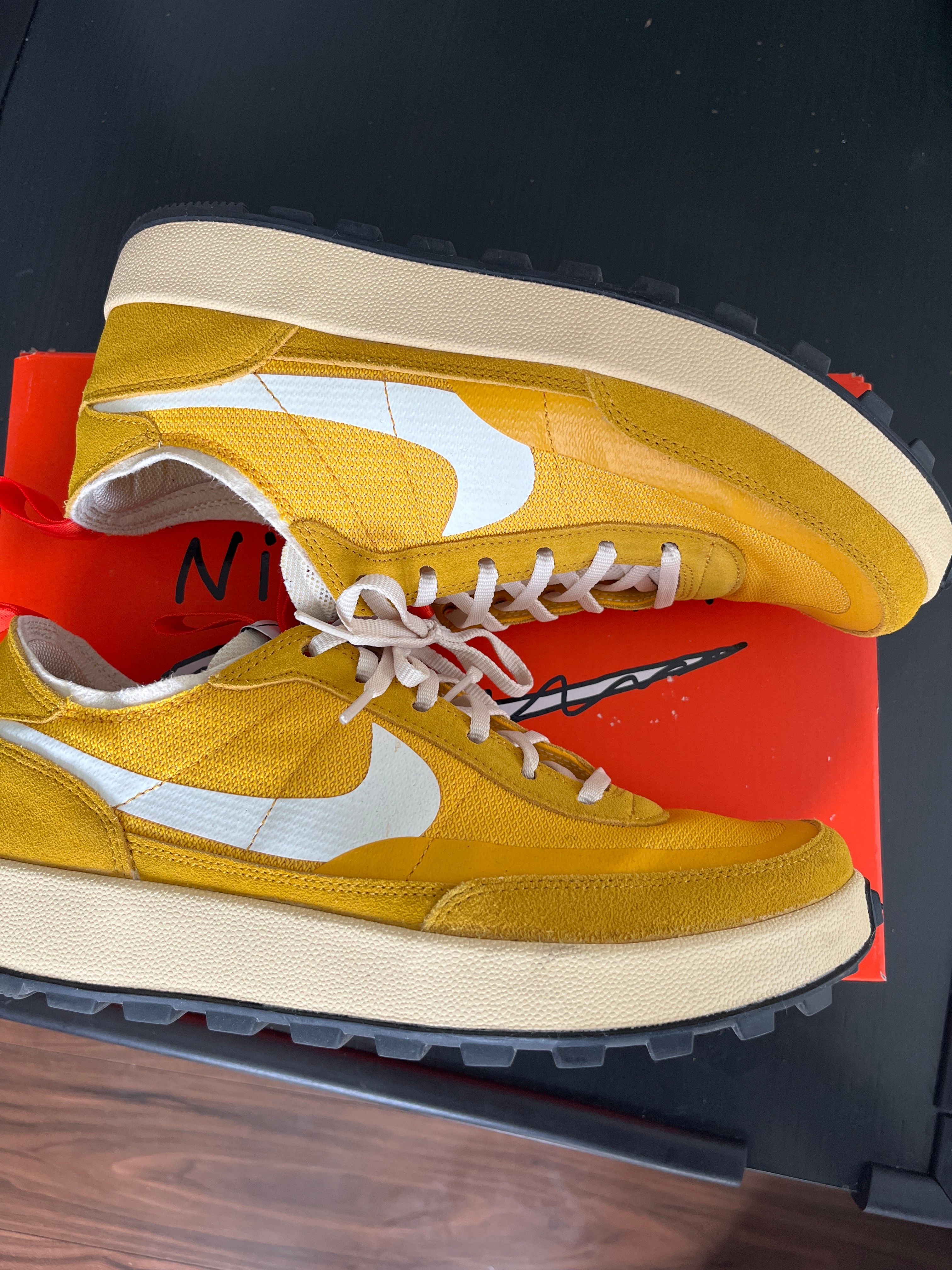 Tom Sachs × NikeCraft Women's General Purpose Shoe "Yellow / Archive"