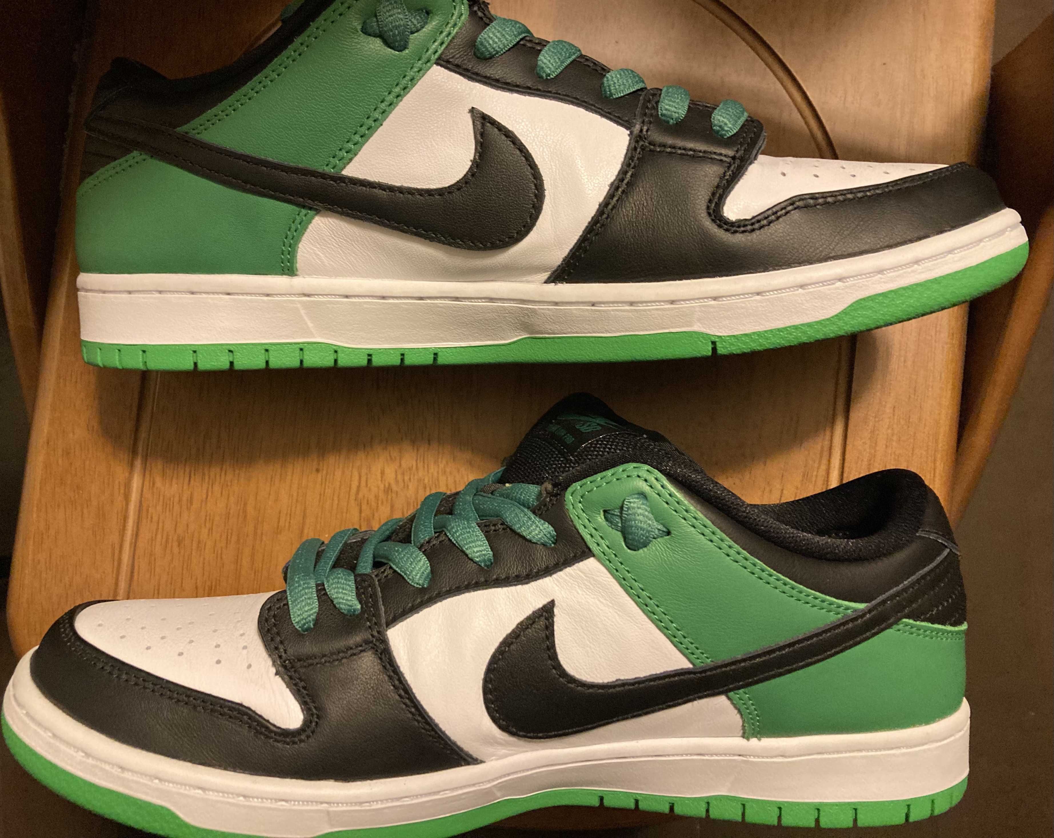Nike SB Dunk Low Pro "Black and Classic Green"