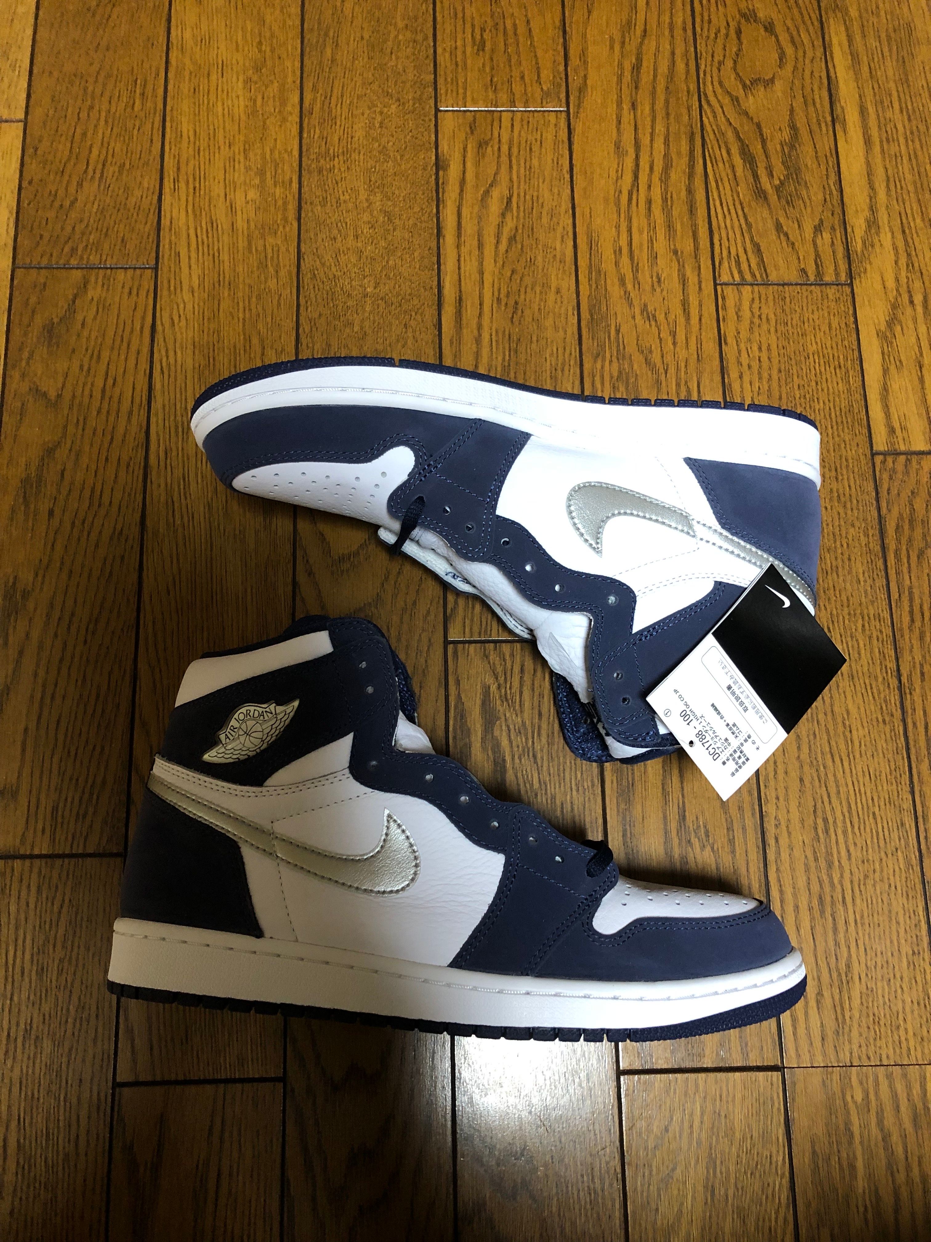 Nike Air Jordan 1 High OG CO.JP "White/Midnight Navy" (2020)(ブリーフケースなし)