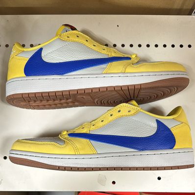 Travis Scott × Nike Women's Air Jordan 1 Retro Low OG "Canary"