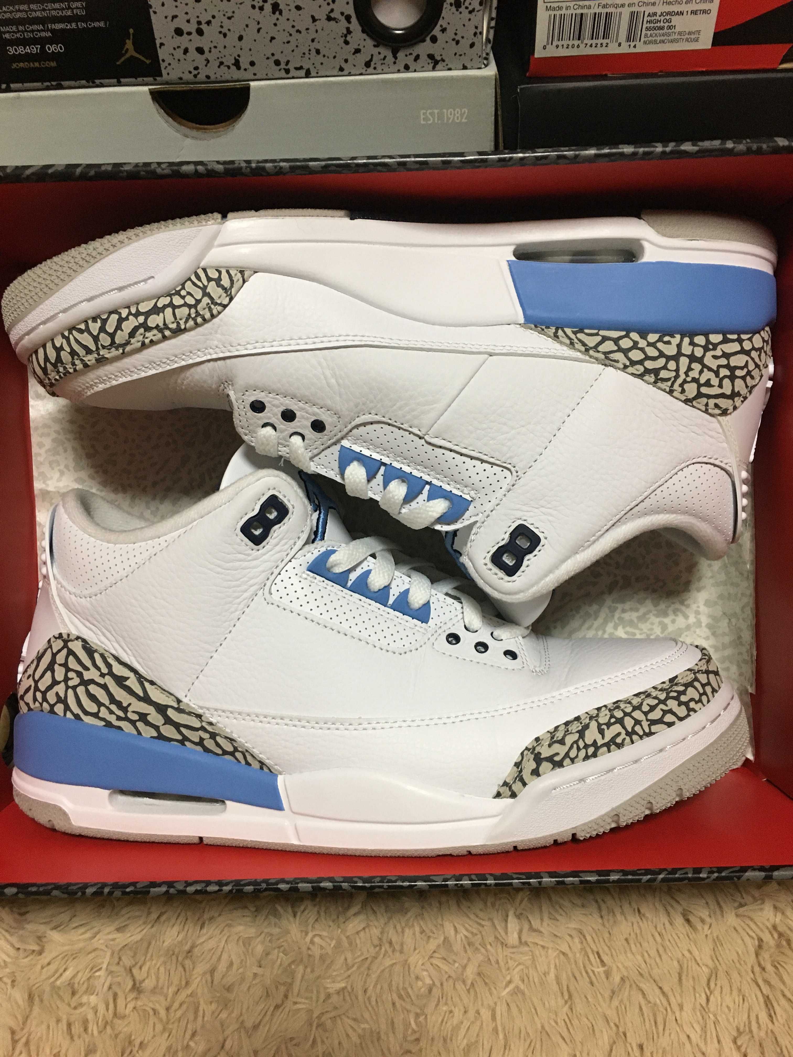 Nike Air Jordan 3 Retro "UNC" (2020)