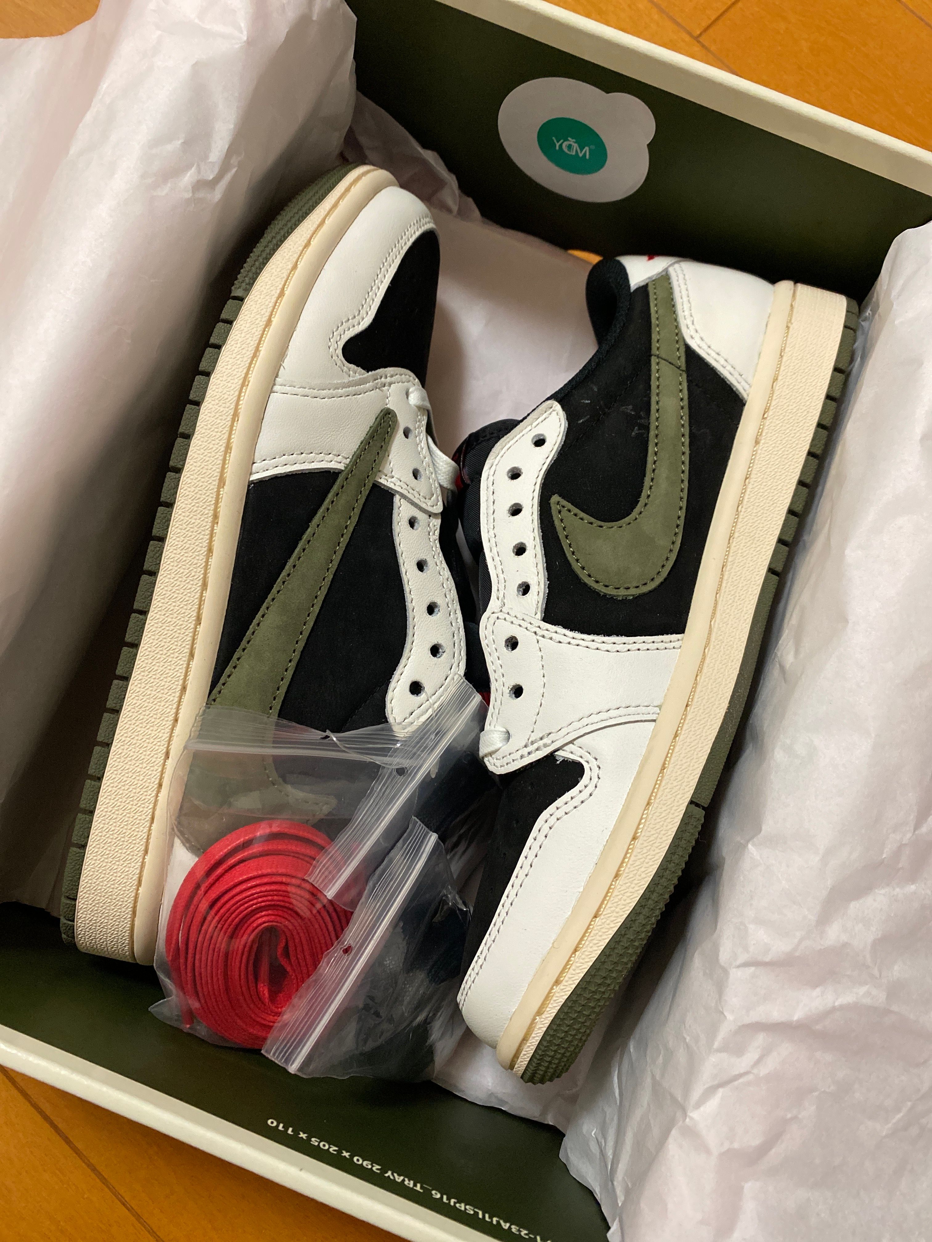 Travis Scott × Nike Women's Air Jordan 1 Low OG "Medium Olive"