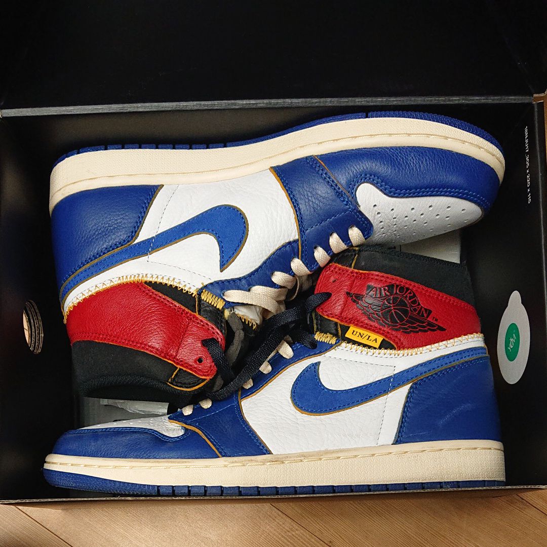Union × Nike Air Jordan 1 Retro High OG NRG "Storm Blue/Varsity Red"