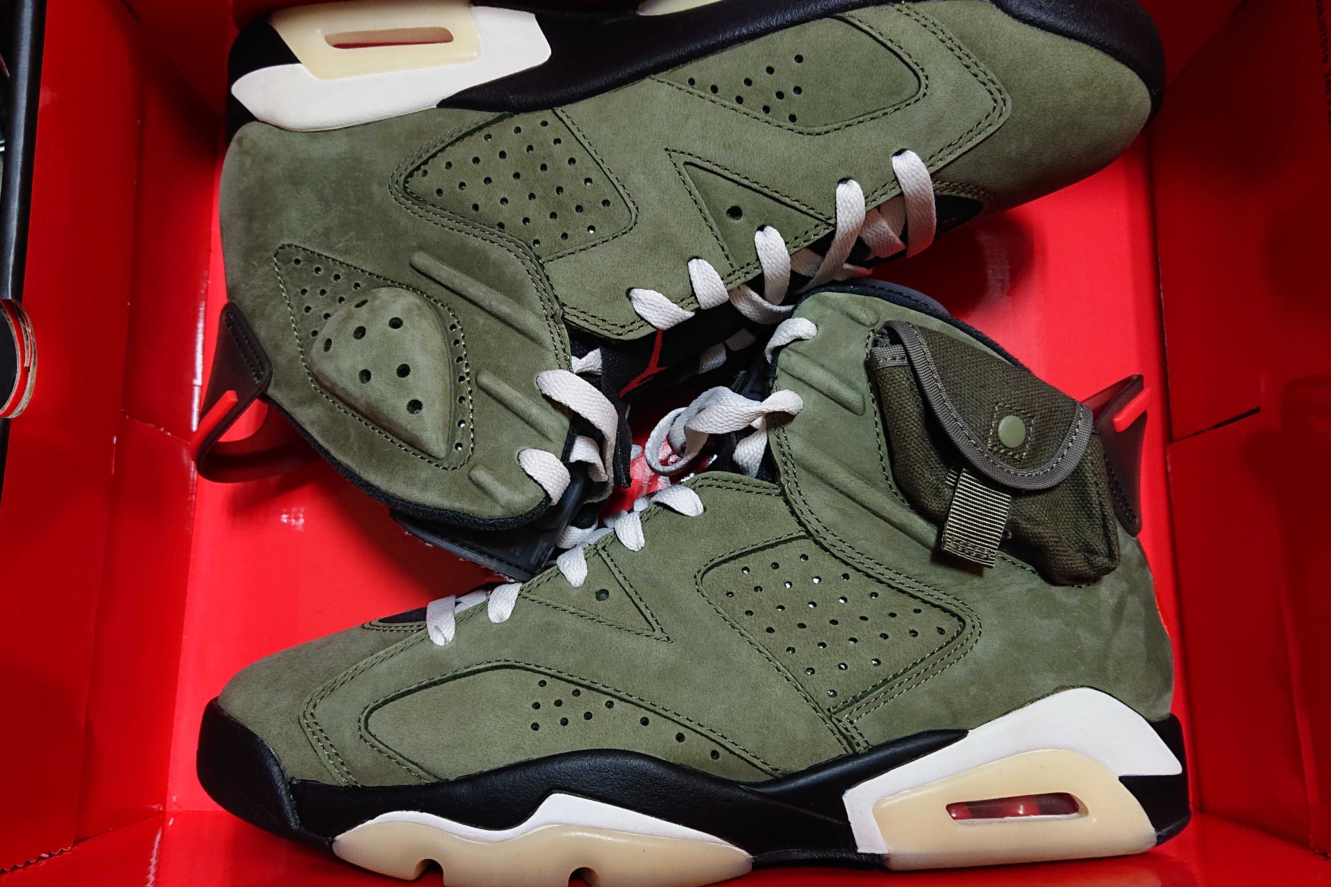 Travis Scott × Nike Air Jordan 6 Retro "Medium Olive"
