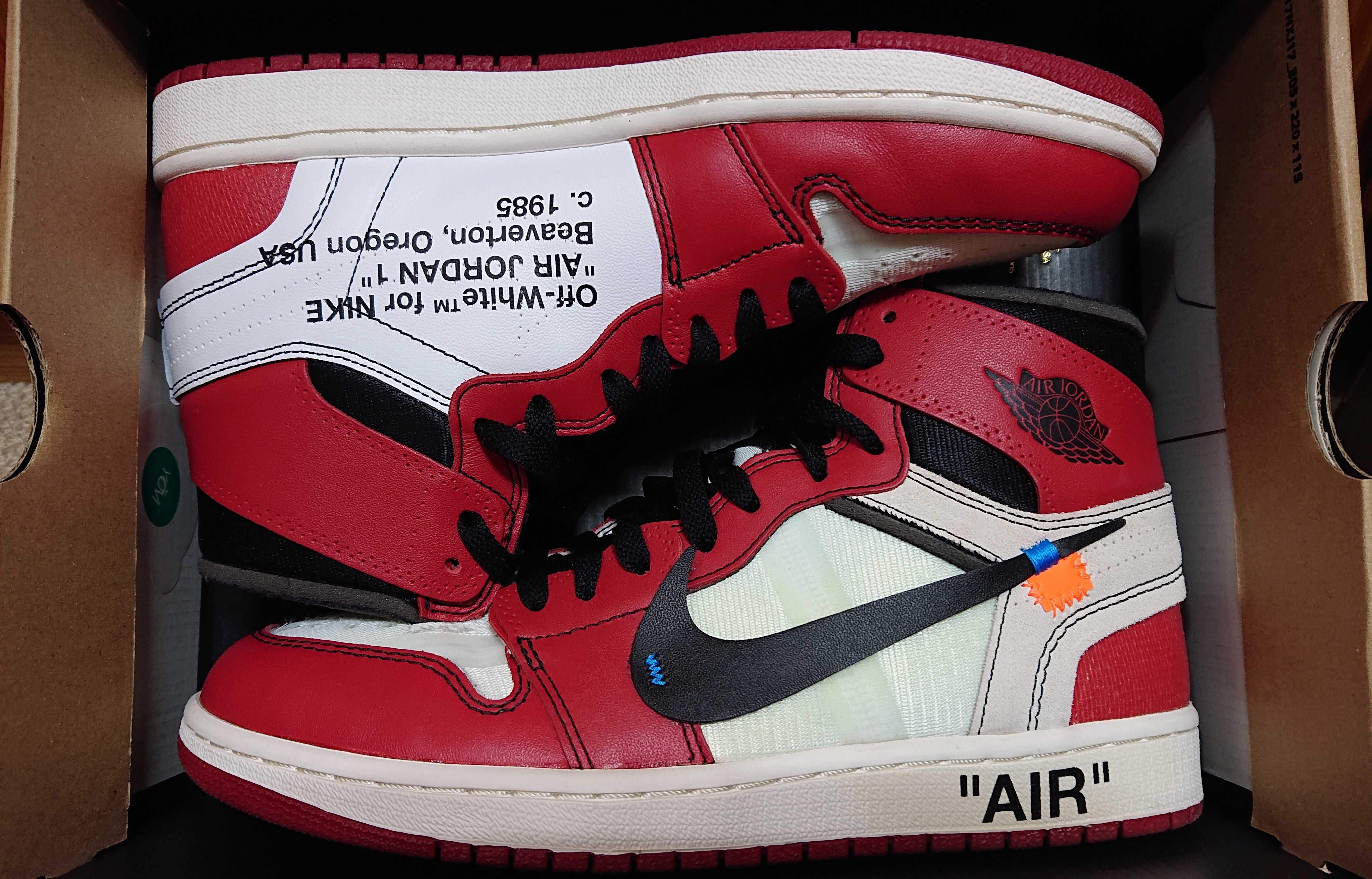 Off-White × Nike Air Jordan 1 Retro High The Ten "Chicago"