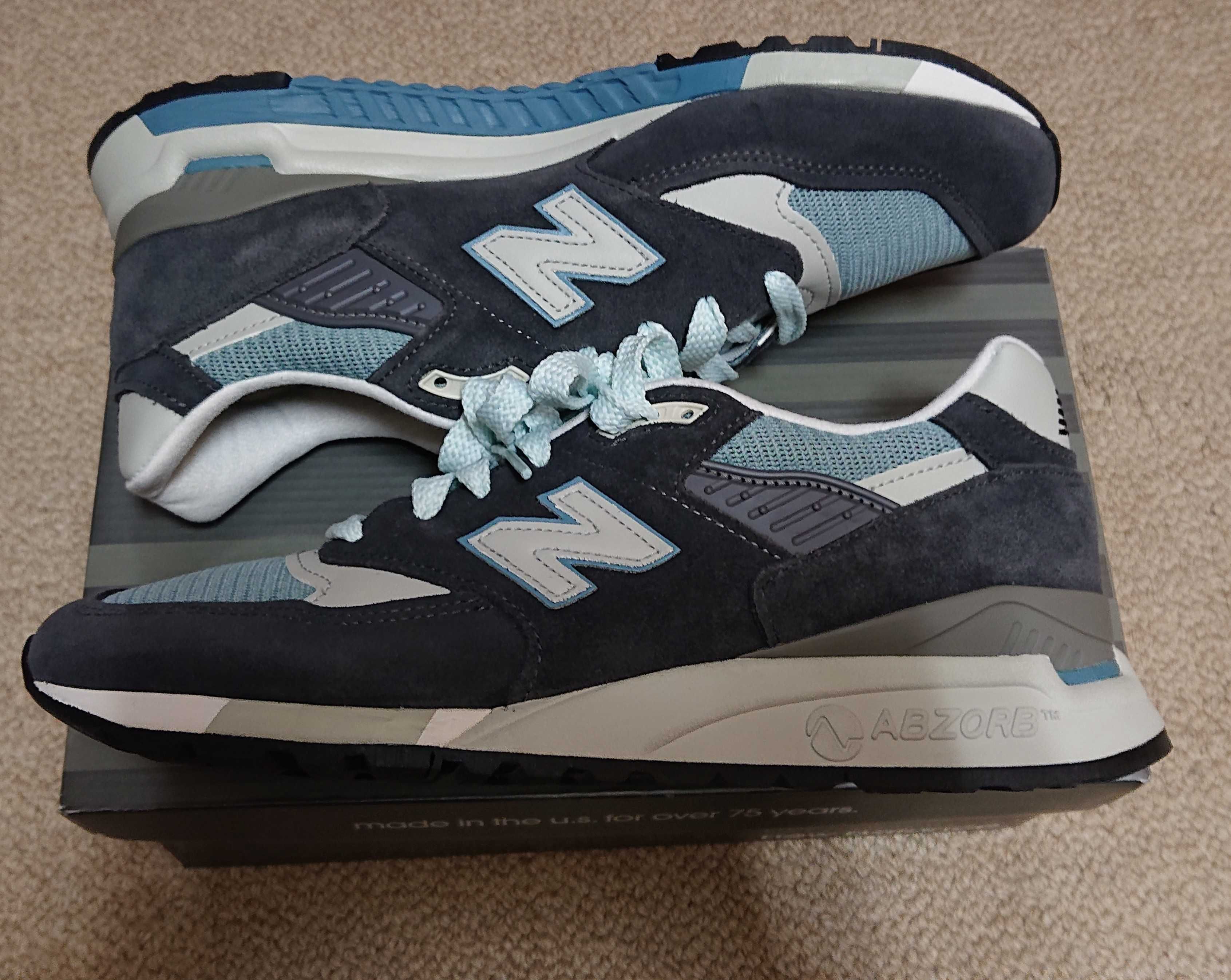 KITH × New Balance 998 "Steel Blue"
