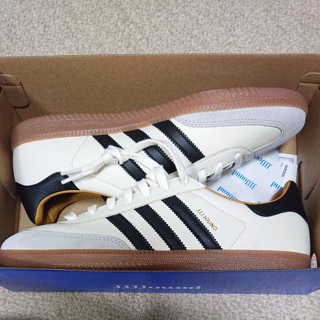 JJJJound × adidas Samba OG "Off White/Core Black/Gum"