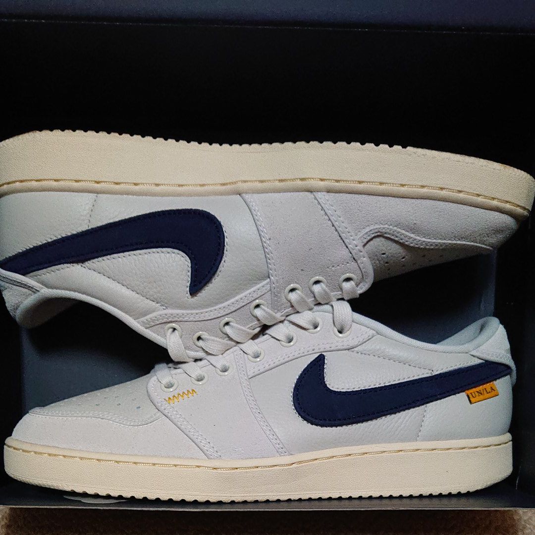 UNION × Nike Air Jordan 1 Low KO "Sail Leather"