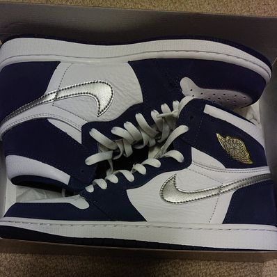 Nike Air Jordan 1 High OG CO.JP "White/Midnight Navy" (2020)(ブリーフケースなし)