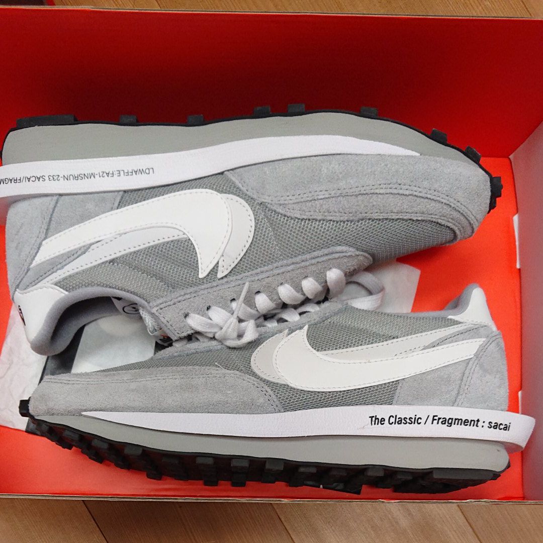 Fragment × sacai × Nike LD Waffle "Light Smoke Grey"