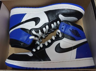 fragment design × Nike Air Jordan 1 Retro High OG "Black/Sport Royal/White"