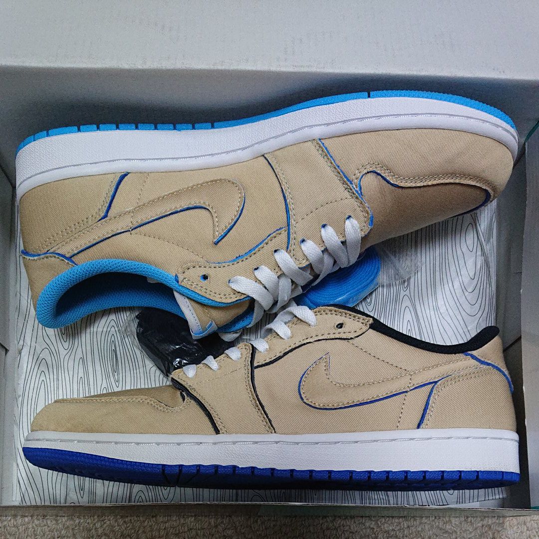 Nike SB Air Jordan 1 Low "Desert Ore/Royal Blue" 