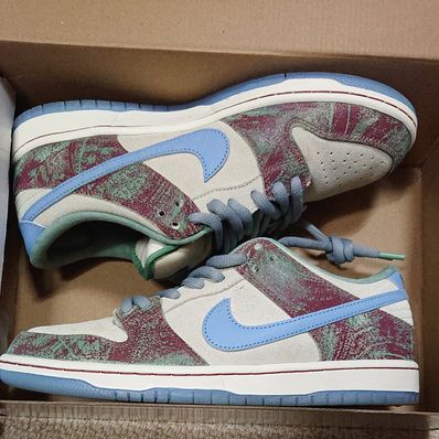 Crenshaw Skate Club × Nike SB Dunk Low PRO QS "Sail/Light Blue-Cedar"