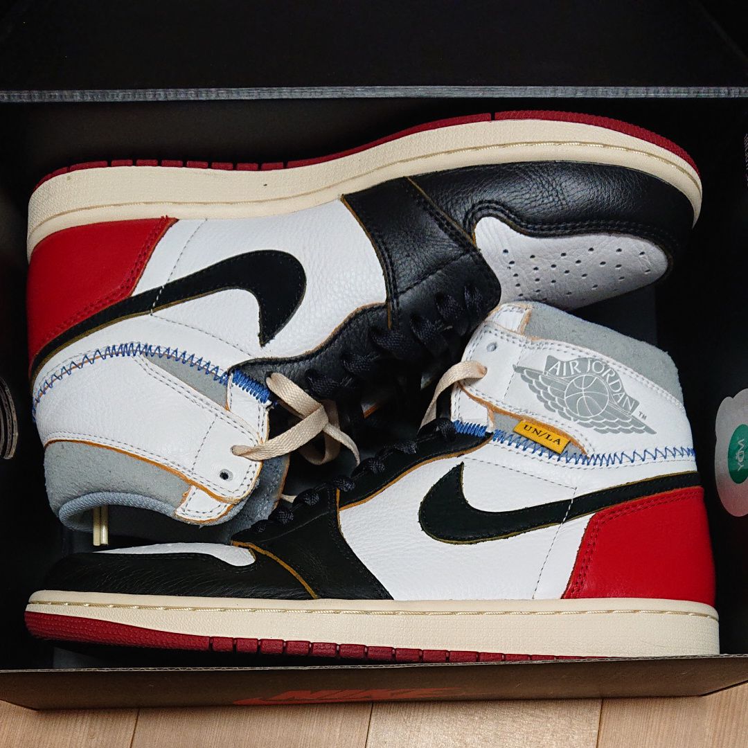 UNION × Nike Air Jordan 1 Retro High OG NRG "Varsity Red/Wolf Grey"