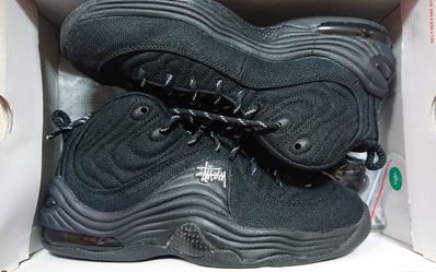Stussy × Nike Air Penny 2 "Black"
