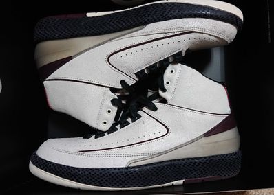 A Ma Maniere × Nike Air Jordan 2 "Airness/Sail and Burgundy"