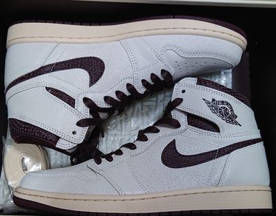 A Ma Maniere × Nike Air Jordan 1 Retro High OG "Sail and Burgundy"