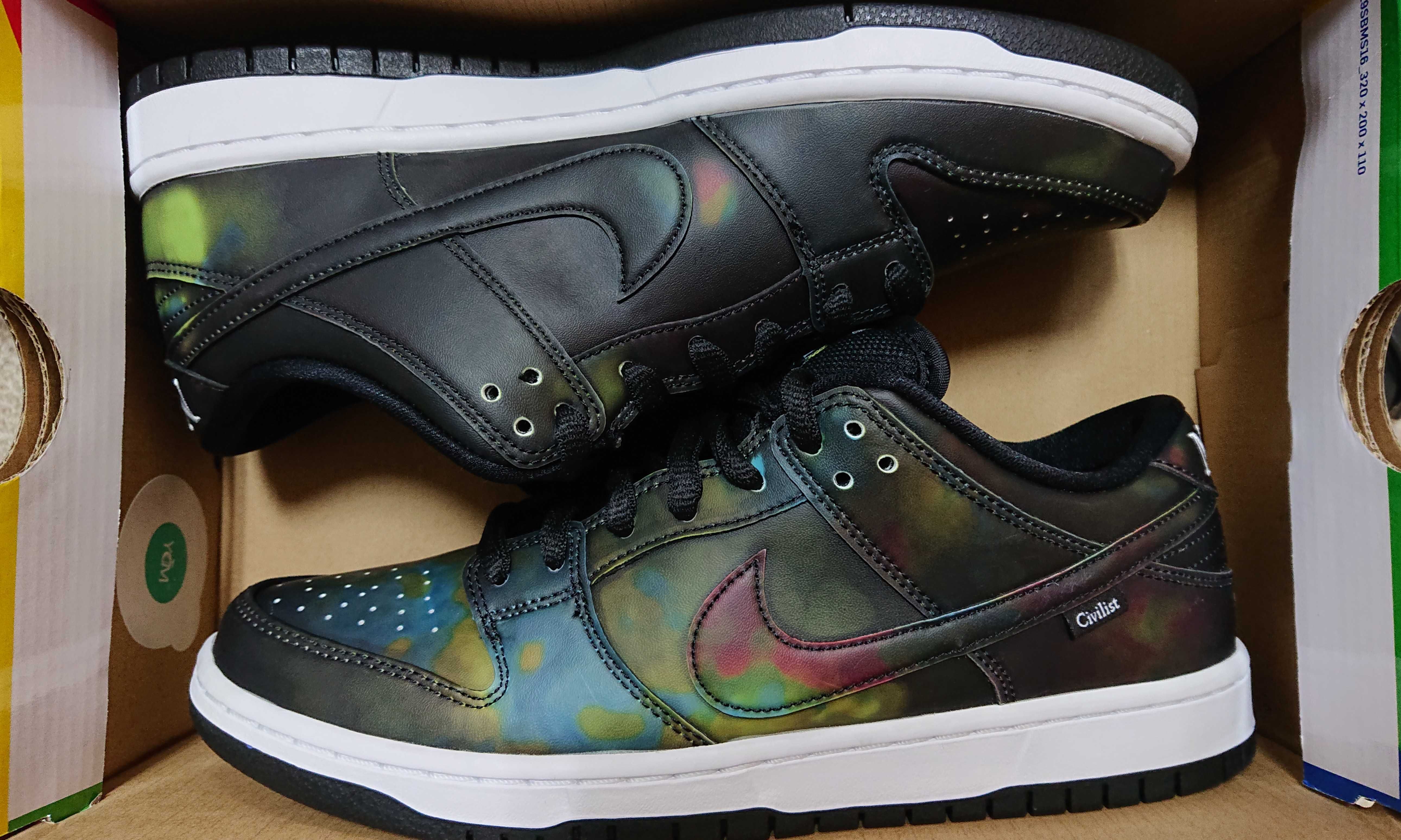 Civilist × Nike SB Dunk Low "Thermography"